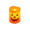 Cross-Border Halloween LED Candle Lights: Pumpkin Holder & Ghost Festival Décor