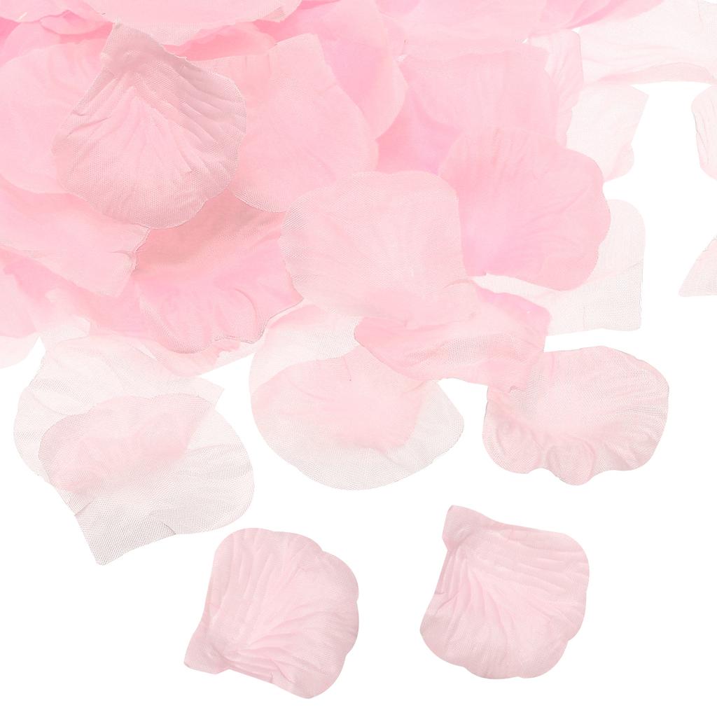 1000Pcs Artificial Rose Petals Fake Flowers Silk Petal Decoration Supplies for Romantic Night Wedding Party Event Decor