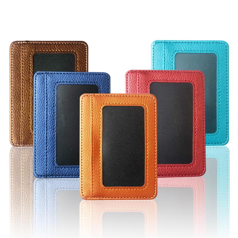 Unisex PU Leather Eyeglass Frames Card Holder with Multiple Large Capacity Card Slots – Ultra-Thin Design