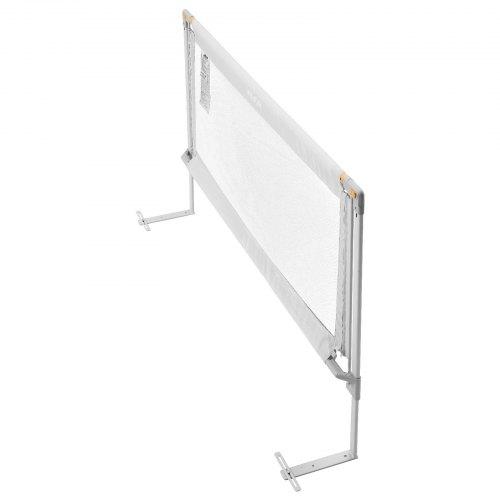 VEVOR Toddler Bed Rail, Kids Beds Guard Rail with Reinforced Iron Pipe and Oxford Cloth, Adjustable Height Bed Side Railing