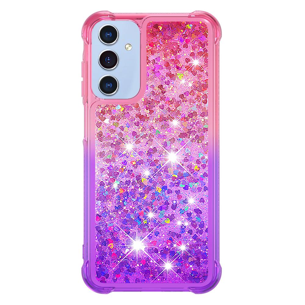 Quicksand Case for Samsung Galaxy A17 Glitter Flash Gradient Case for Samsung A16 A15 A14 A13 4G 5G A12 Phone Cover Fundas Coque