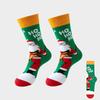 7 Pairs New Arrival Autumn Winter Women Socks Cotton Long Christmas Socks Casual Men's Socks Santa Claus Christmas Gift 36-45