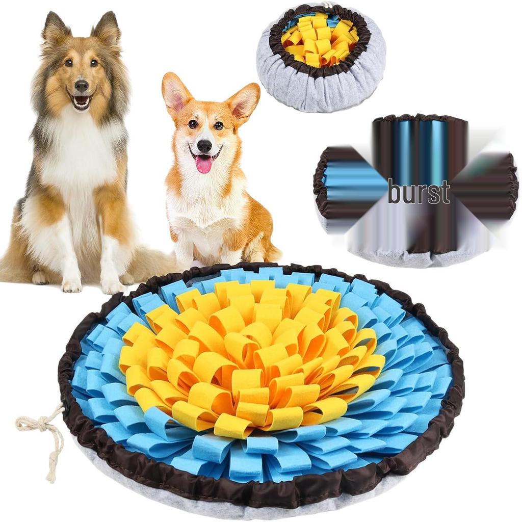 Anti-Choke Slow Feeder & Sniffing Mat for Pets – Stress Relief & Training Blanket