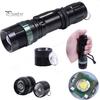 Linterna LED con zoom Antorcha de viaje Lámpara con zoom de aleación de aluminio Luz para exteriores