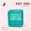 Jouet à mâcher et pour les dents Cube Piquant pour Chien - Jouet Interactif Résistant aux Morsures pour Animal de Compagnie