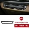 Carbon Fiber Center Console Sticker for BMW 7 Series F01 F02 Interior Modification 730 740 750li
