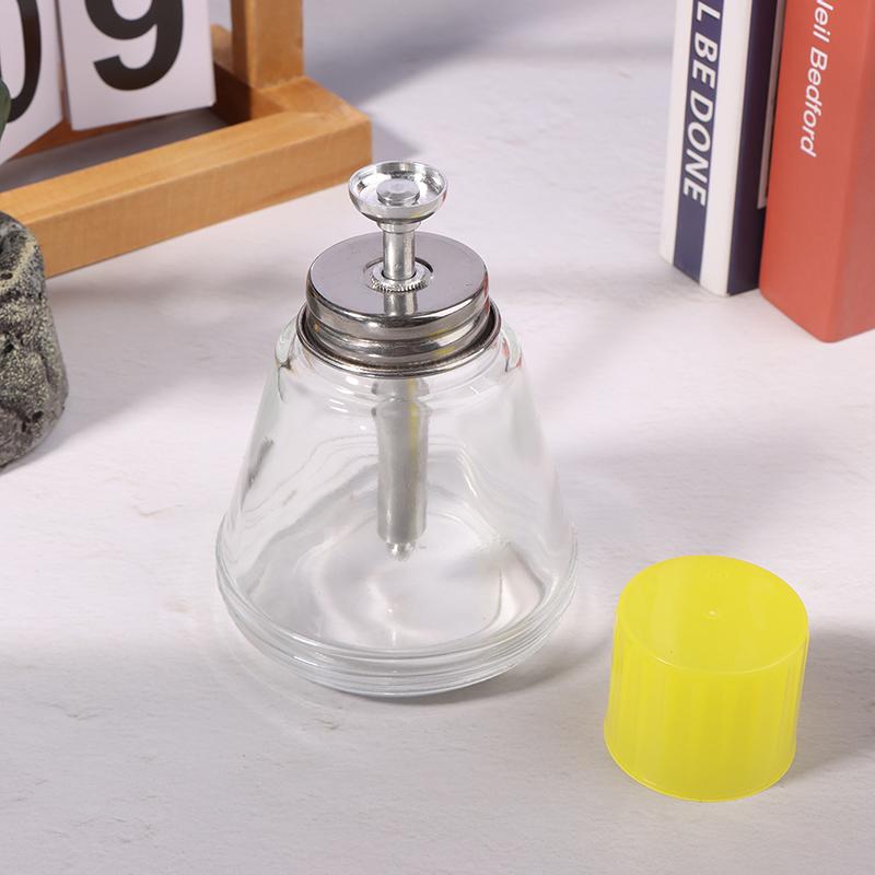 180Ml Glass Nail Art Pump Dispenser Cleaner Bottle Liquid Alcohol Bottle Phone Screen Repair Remover Cleaner Bottle Dispenser