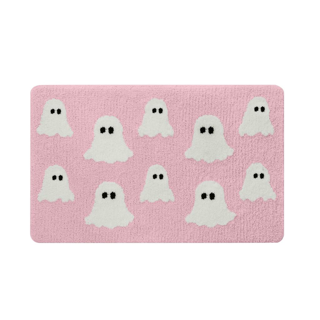 Halloween Imitation Cashmere Entrance Door Mat Cartoon Bathroom Mat