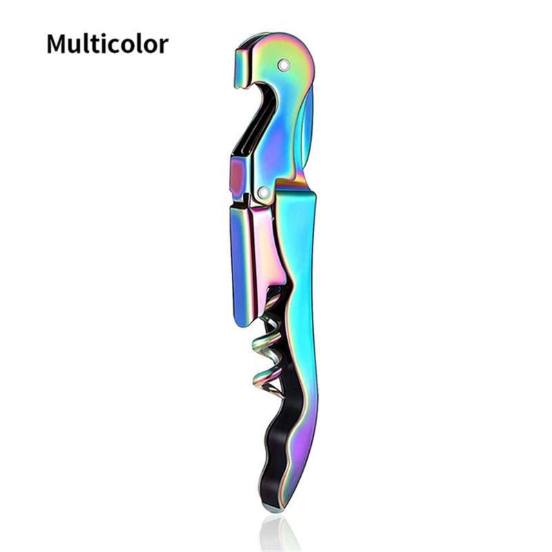 Stainless Steel Wine Opener,Double Hinge Corkscrew Professional Waiter Beer Bottle Opener for Restaurant Waiters or Bartenders