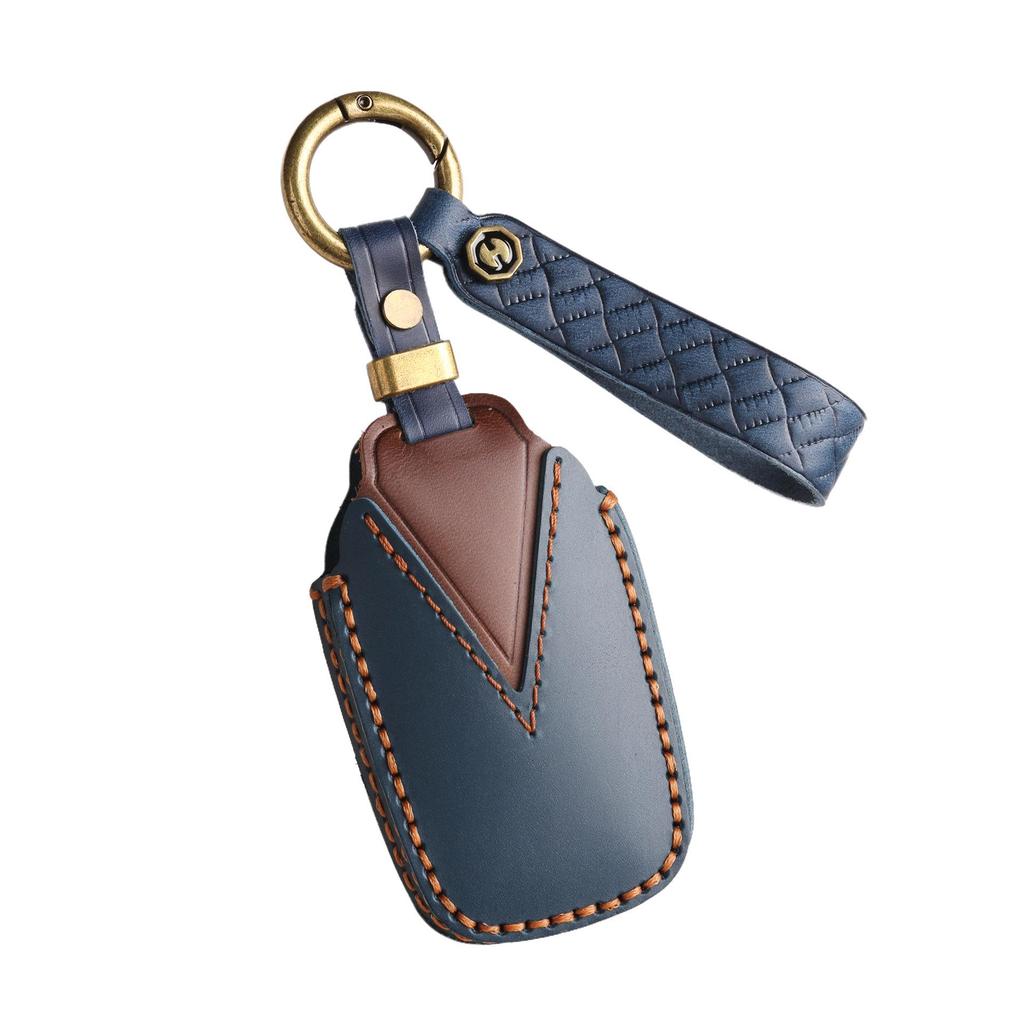 Husă cheie din piele naturală, lucrată manual, pentru Toyota Senna, Prado, Alpha, Vellfire