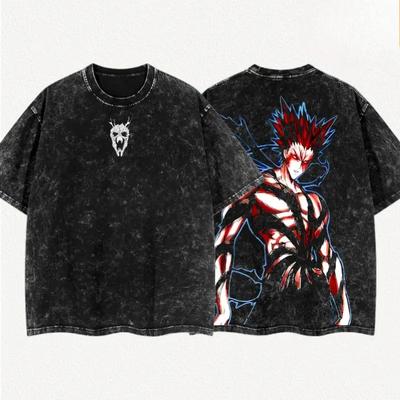One-Punch Man Garou T-shirt Cotton Short Sleeve T Shirt Men Women Clothing Hip Hop Y2k Vintage Washed Oversized Streetwear