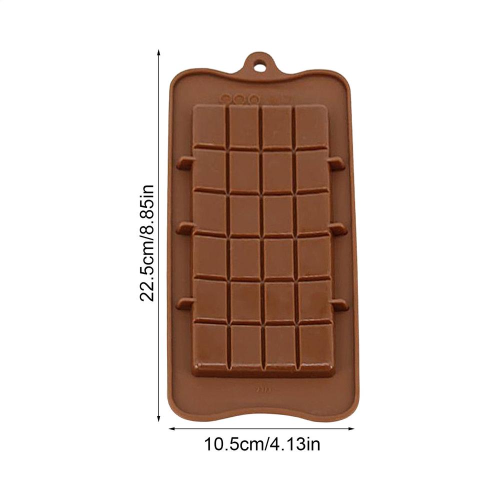 Silicone Chocolate Mold for Baking Silicone Deep Chocolate Bar Making Mold Non-Stick Reusable Candy Mold Kitchen Baking Tools