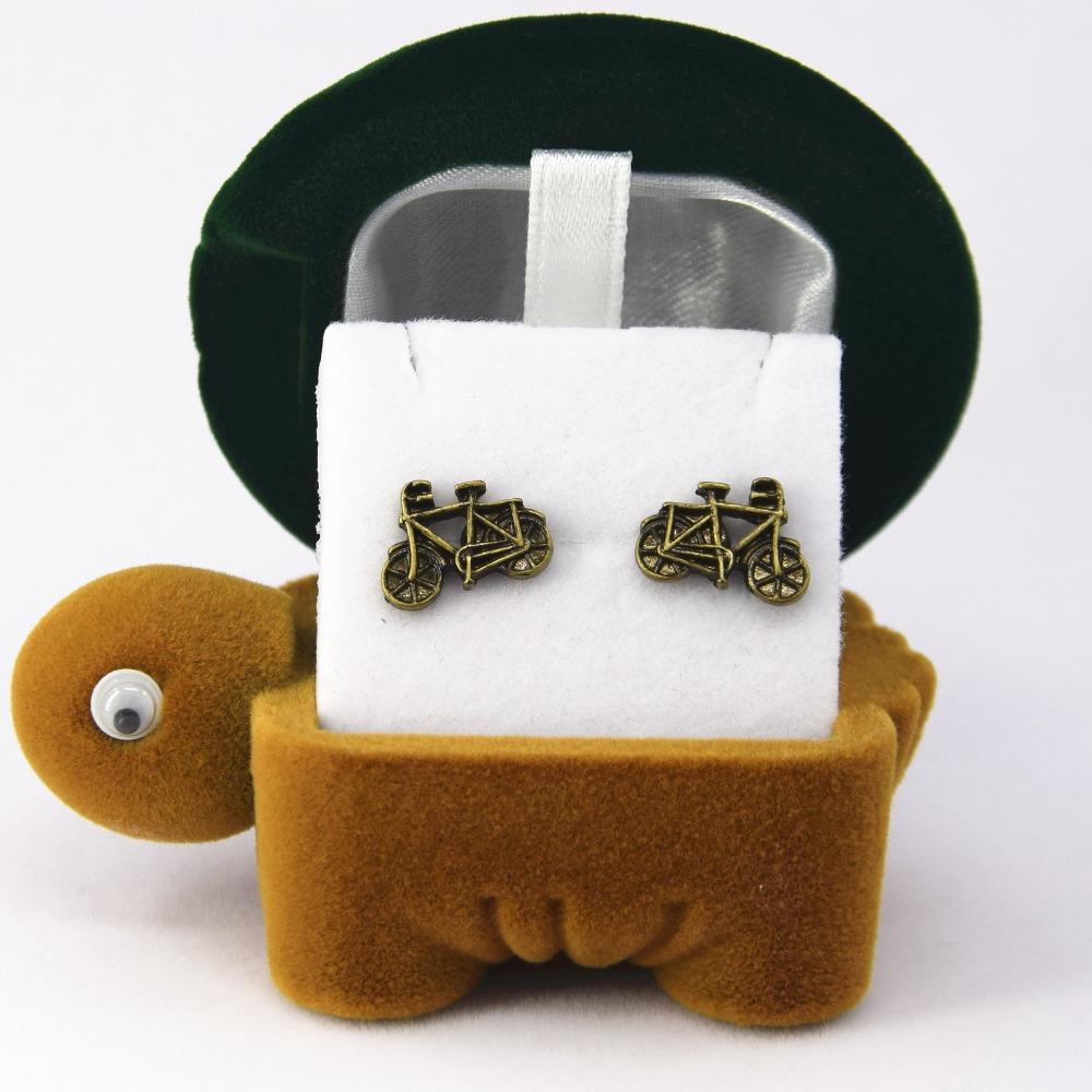 Swan Ring Display Box Velvet Earrings Trinket Case Portable Creative Ring Case  Gift Box
