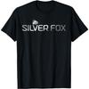 Silver Fox T-Shirt Gray Hair Don't Care Shirt for Men T-Shirt