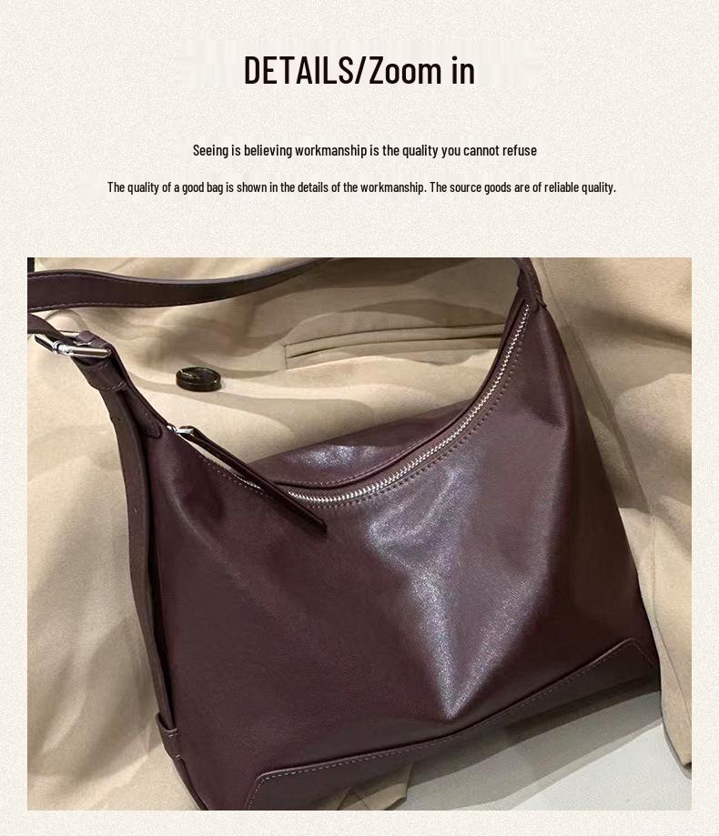 2025 Frühling Trendige Damen Casual Schulter-Tragetasche mit großer Kapazität im koreanischen Stil