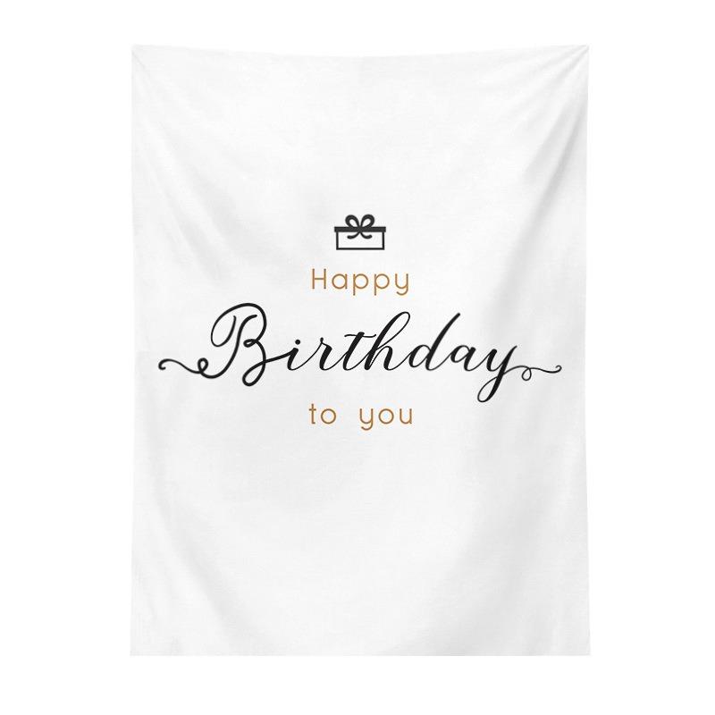 Birthday Party Hanging Cloth Home Wall Decoration Tapestry Office Living Room Tapestry