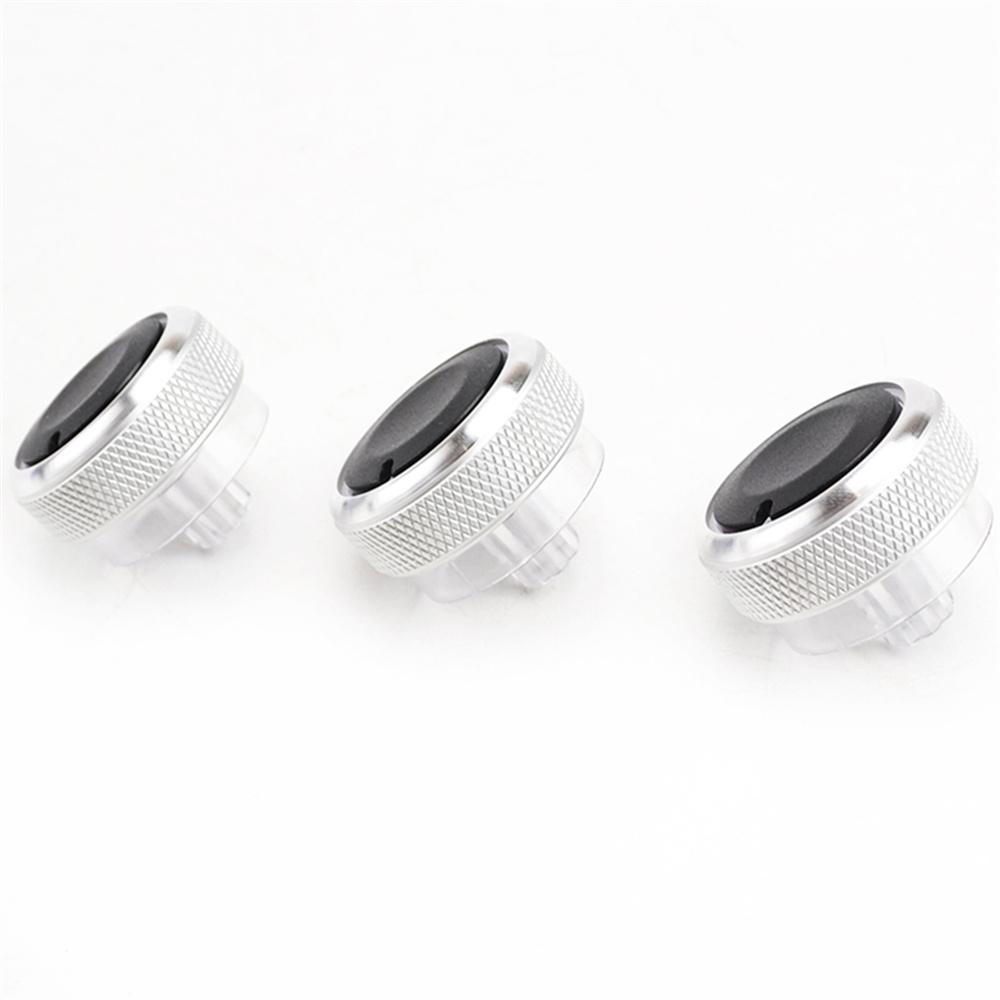 3pcs Heater A/C Climate Control Switch Knobs Set For Ford Focus Fusion S-Max C-Max 2004-2015