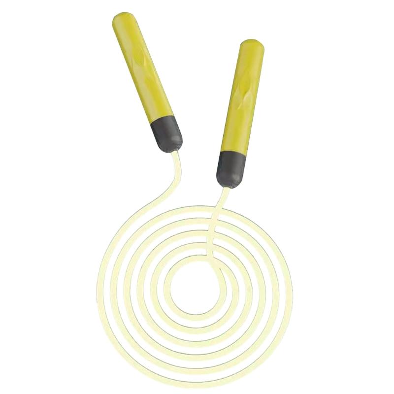 LED Exercise Jump Ropes Light Up Rope Training Sports Equipment Skipping Rope Fitness Adjustable Night Glowing Skip Rope 1 жёлтый