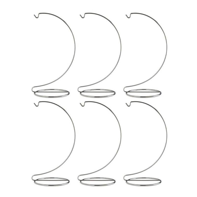 Vielseitiger Glasballhalter Ornament-Ausstellungsständer Praktische Eisenhalterung Dekoration