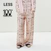 2025 Spring Silk Casual Straight Leg Trousers