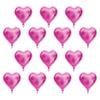 10pcs 10\" Heart Aluminum Foil Balloons Party Wedding Birthday Decor