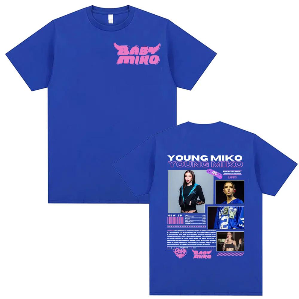 Singer Young Miko Baby Miko Album Tour Cover Tee Shirt Unisex Women Clothing Fashion Aesthetic T Shirts High Quality Casual Tshirt