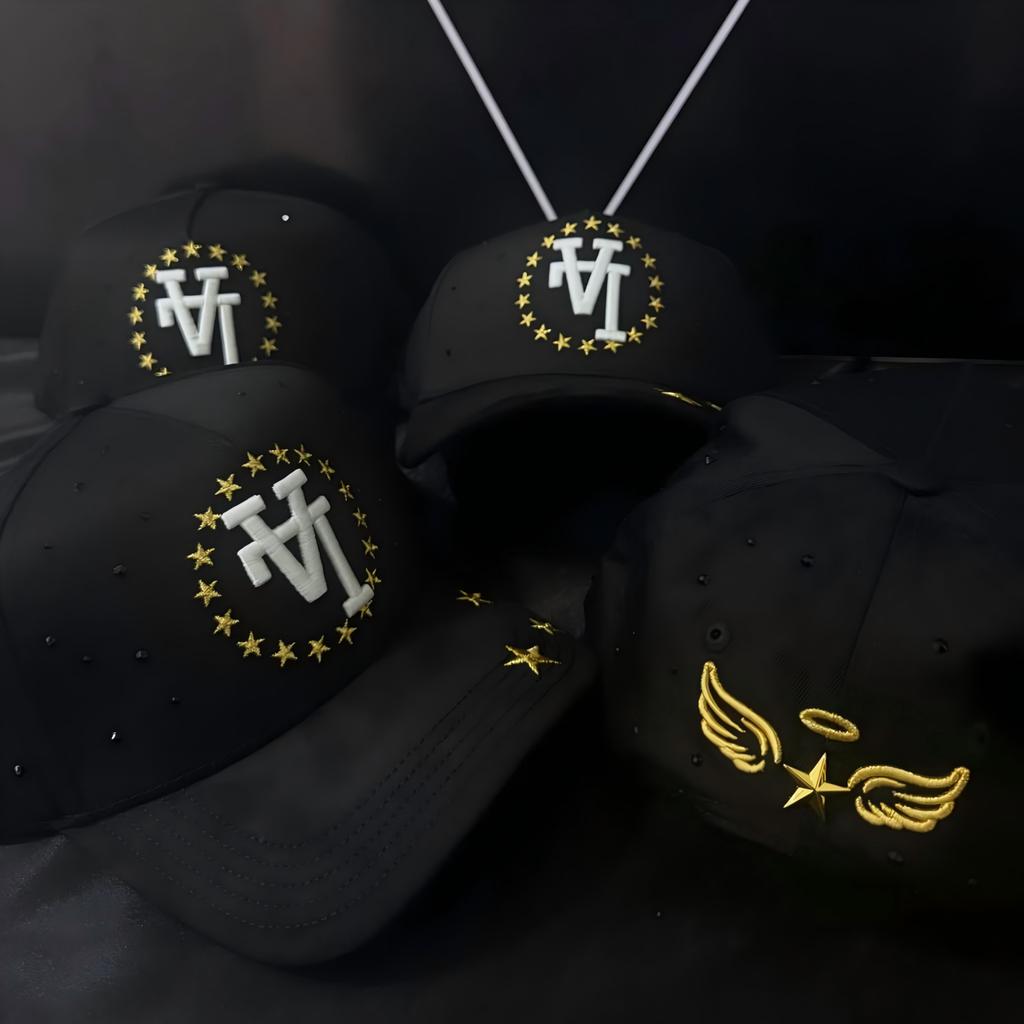 High Quality Gorra Hats Original Curved Brim Hat's 5 Panel Rhinestone Hats Sad Boys Sports Baseball Caps