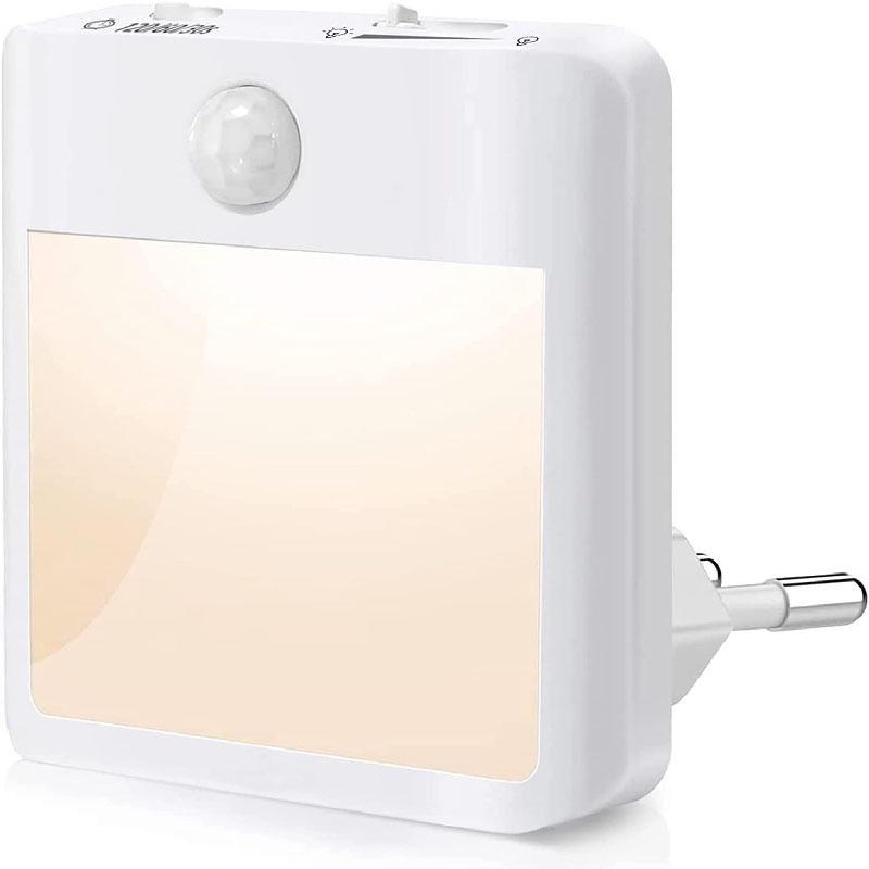 YOC Adjustable Infrared Sensor Night Light, Stepless Dimming, EU Plug, Warm & Cool White.