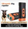 2025 Ultraschall-Hundeabwehrgerät mit zwei Köpfen, wiederaufladbares Hundetrainingsgerät über USB, leistungsstarkes Anti-Bell-Gerät mit LED-Taschenlampe