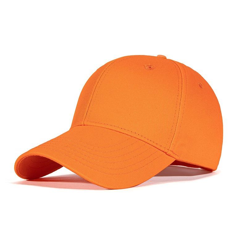 Classic Solid Color Hard Top Baseball Cap Men's Summer Pure Cotton Light Version High Top Sun Hat Children's Four-season Versatile Baseball Cap