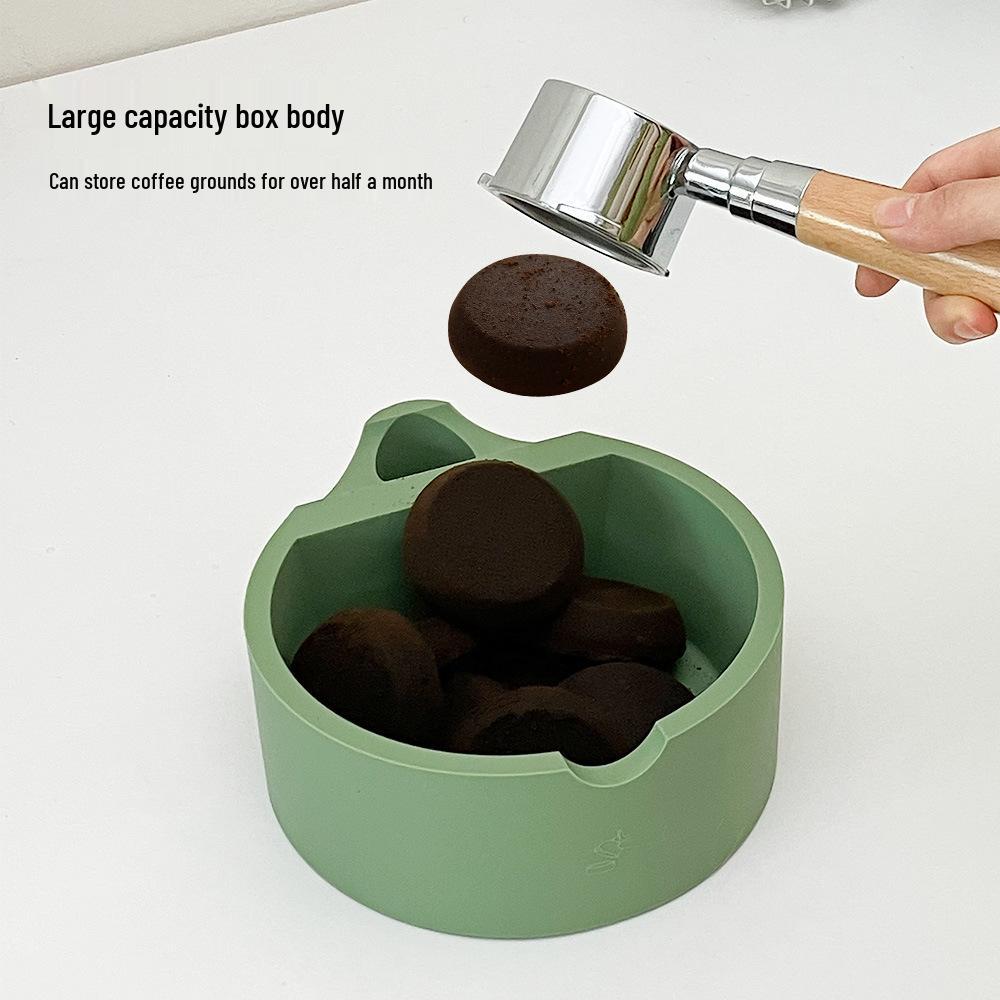 Silicone Noise-Reducing Espresso Knock Box for Coffee Grounds