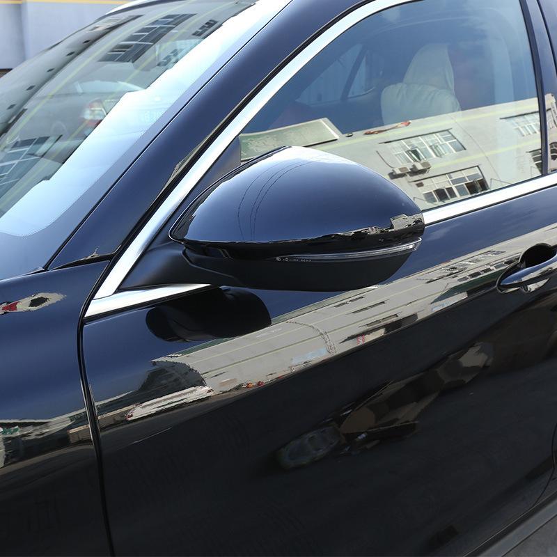 ABS Plastic Car Decoration Car Upgrade Door Mirror Cover For Alfa Romeo Stelvio 2017 2018   Car Rearview Accessories