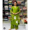 Indian Pakistani Designer Kurta Set Bollywood Ethnic Kurti Pant Dupatta Set
