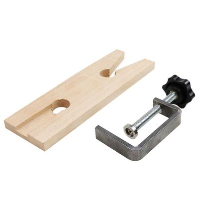 Durable V-Slot Workbench Wooden Clamp Adjustable Hardwood Jewelry Clamp Tool Portable Bench Pin Clamp Set For Jewelry Making