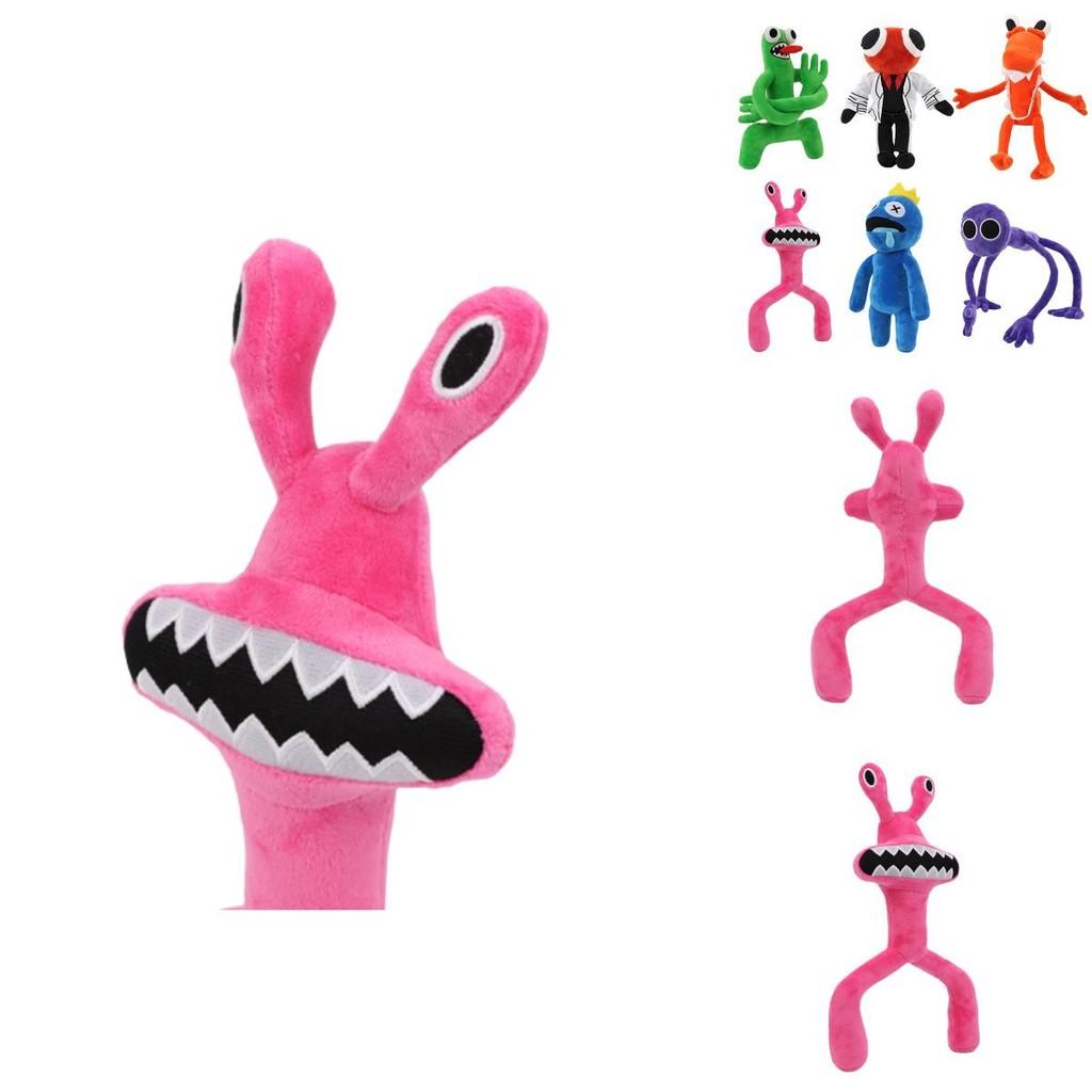 Rainbow Friends Theme Roblox Pink Frog Plush Toy Non-toxic And Bpa-free Materials For Safe Snuggles