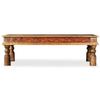 VidaXL Coffee Table Sheesham and Mango Wood 110 X 60 X 38 Cm