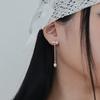 Bow Pearl Drop Earring