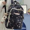 Schoolbag New Student Schoolbag Junior High School Girls Large Capacity Star Print Backpack Korean Version Niche Backpack