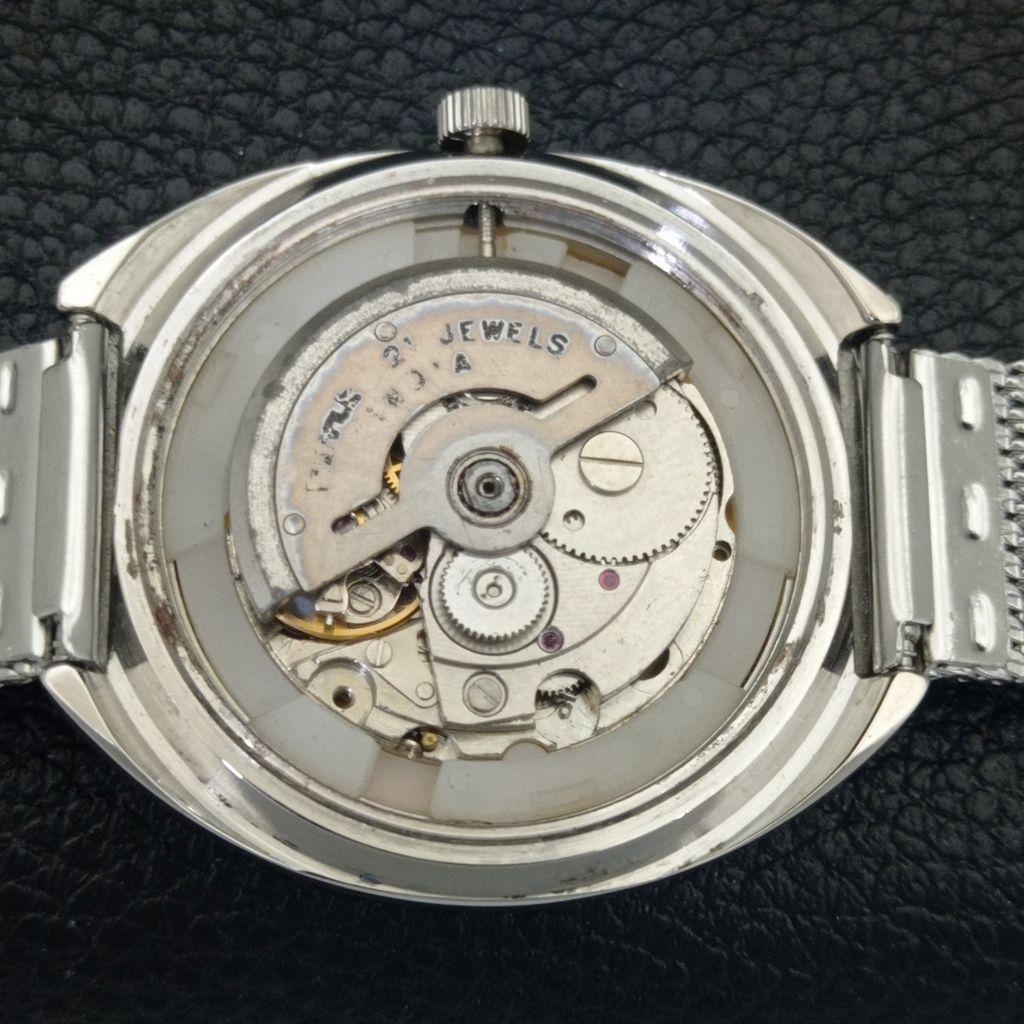 AUTOMATISCHE VINTAGE HMT SOURABH 6501 INDISCHE HERREN ORIGINAL ZIFFERBLATT UHR a703280-1