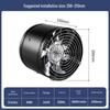 Shengbai 8 İnç 200mm Braketli Kanal Egzoz Fanı