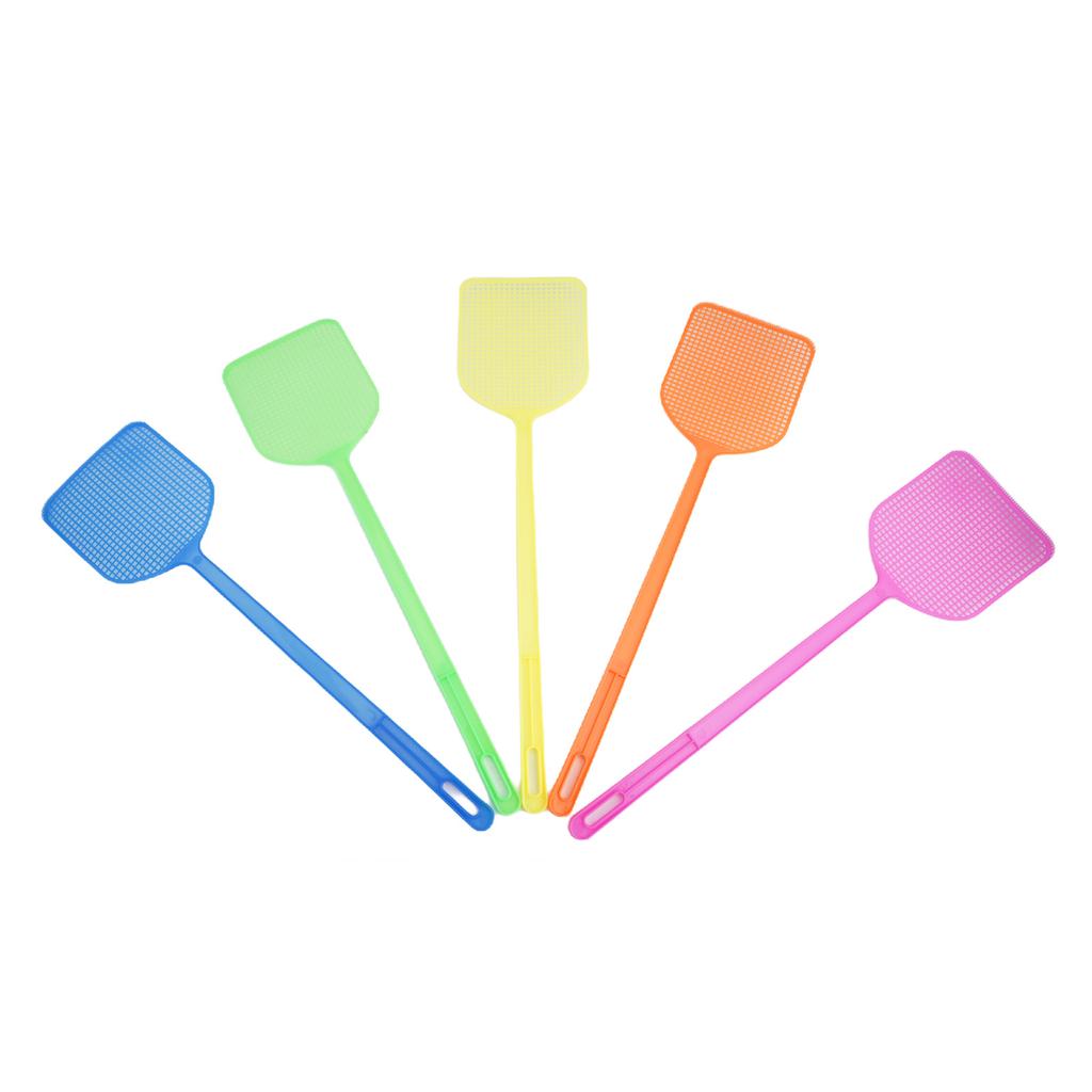 Flies Pat Fly Swatters Pest Control Solid Color Fly Swatter Home Fly Swatter Long Handle Manual Practical Restaurant