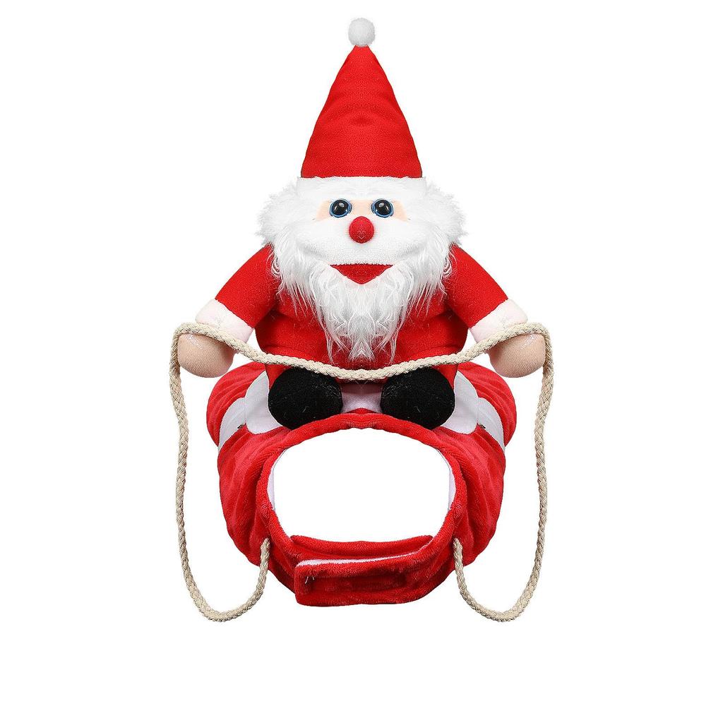 Santa Riding Horse Pet Costume for Dogs & Cats