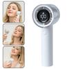 Handheld Mini Fan with LCD Display – USB Rechargeable Adjustable Speed Fan for Office & Outdoor Use