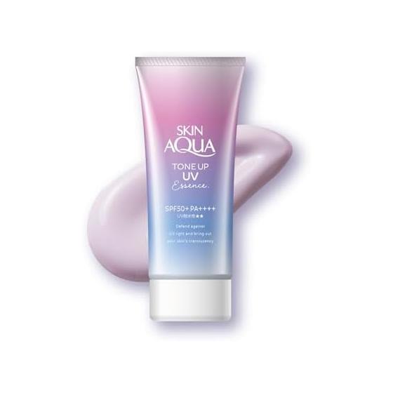 [Старый продукт] SKIN AQUA (скин аква) Тонирующая УФ-эссенция Солнцезащитный крем Повышенная сияние Захватывающее сердце Аромат Sabon Лаванда SPF50+ PA++++
