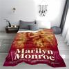 Coperta d'arte ispirata a Marilyn Monroe per tutte le stagioni coperta per la pausa pranzo coperta da lancio regalo