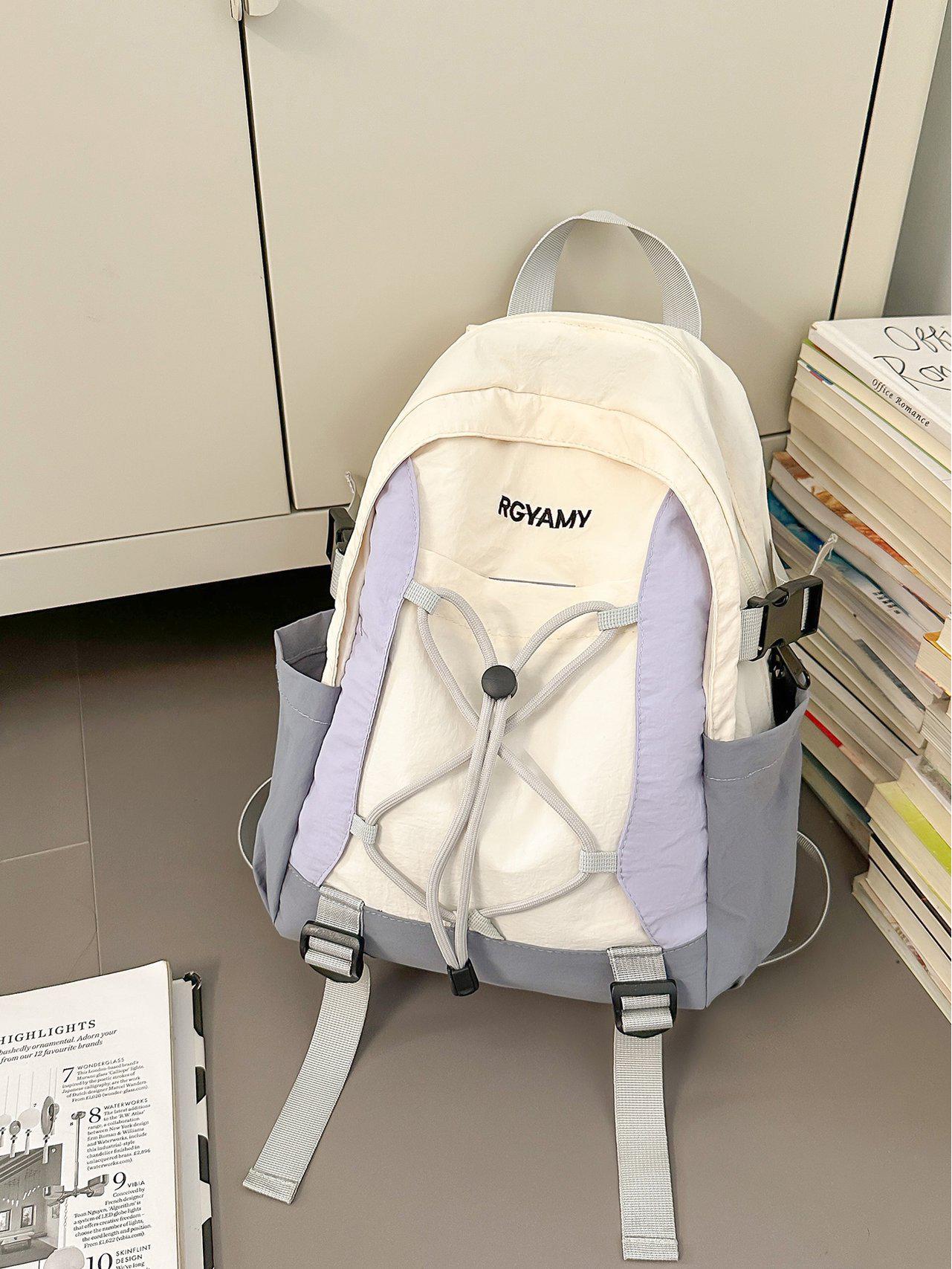 

Осенний спортивный рюкзак 2025: Мешок на шнурке большой вместимости для пеших походов, скалолазания, альпинизма и повседневного использования на открытом воздухе Small фиолетовый