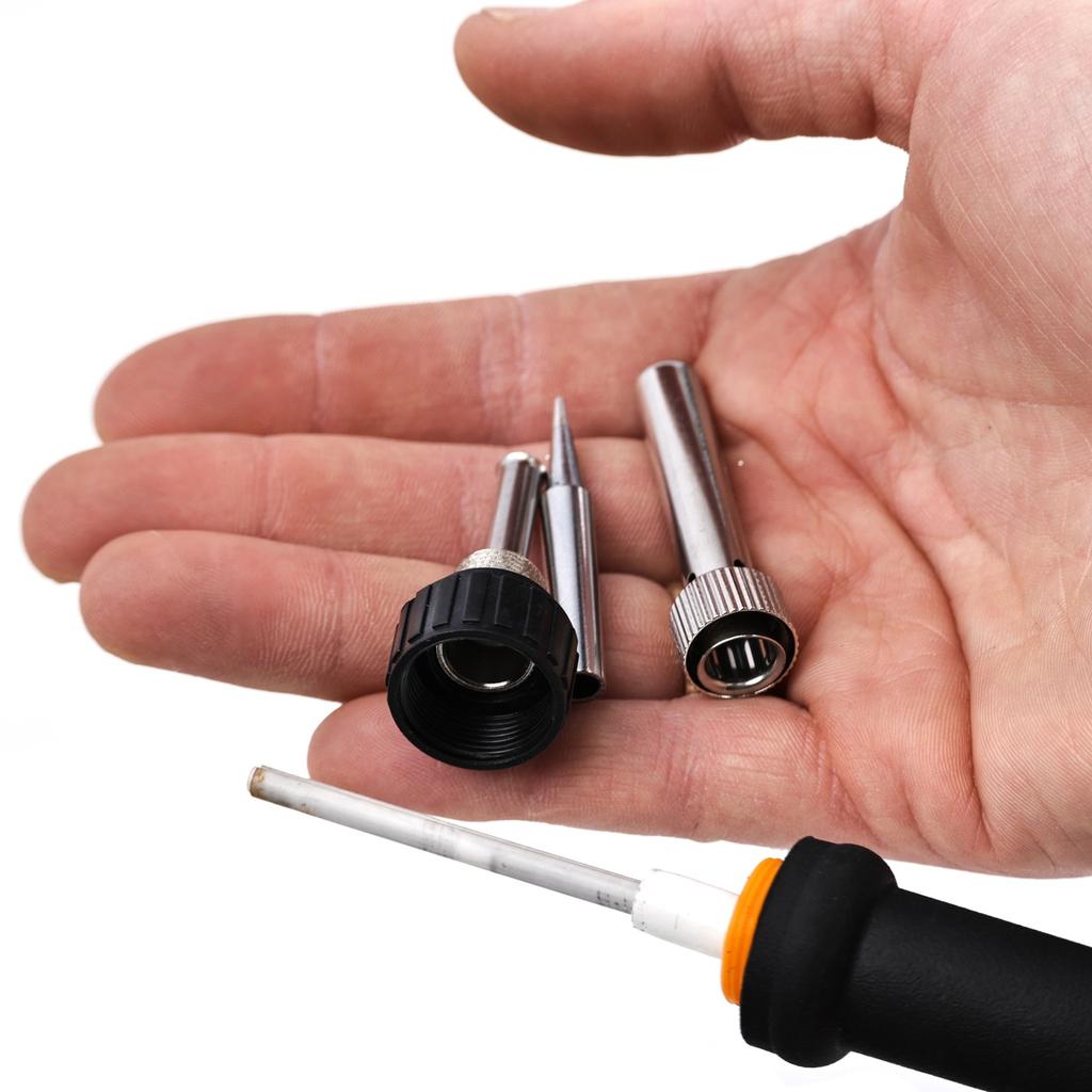 Rosfix Stacja Lutownicza Hot-Air 858D – Moc 700W | Zestaw 3 Dysz | Lutownica Precyzyjna z Potencjometrem OP60W