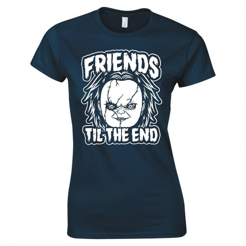 Inspired By Childs Play Friends Til The End Skinny Fit TShirt