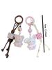 1 Piece of Rabbit and Bear Plush Pendant, Versatile Bag and Camera Accessory, Simple Phone Chain, Ccd Pendant