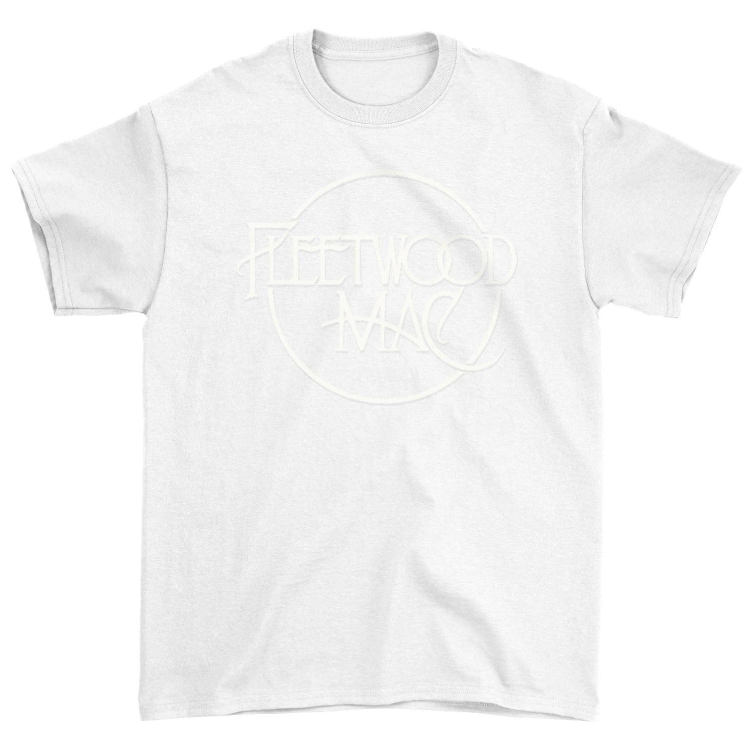 Men s Fleetwood Mac Classic Logo T-shirt Medium White XS